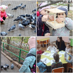 Воспитатели и логопед младшей группы приняли участие в акции"Покорми птиц".  Вместе с родителями наши педагоги изготовили кормушки для птиц. Всю зиму наши ребята удовольствием будут подкармливать птиц.