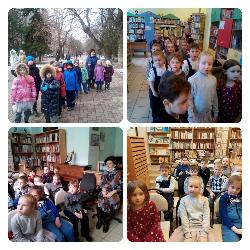 20 марта 2022 года ребята подготовительной группы 1 вместе с педагогами посетили детскую библиотеку им. В.В. Маяковского. 