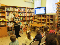 Детская библиотека имени В.В. Маяковского 23 октября принимала у себя воспитанников МБДОУ № 71.